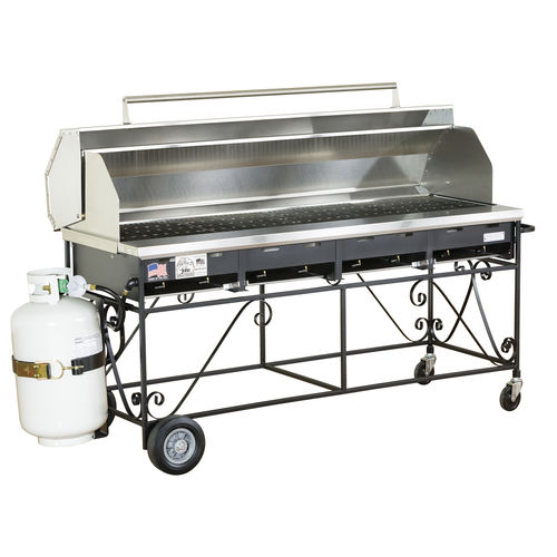 Газовый гриль - 300141-LPCIPKGHOOD - Big John Grills & Rotisseries - напольный / для профессионального использования / из нержавеющей стали