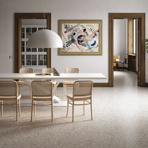 Плитка из керамогранита - TERRAZZO BEIGE - Casalgrande Padana - полированная / для интерьера / для гостиной