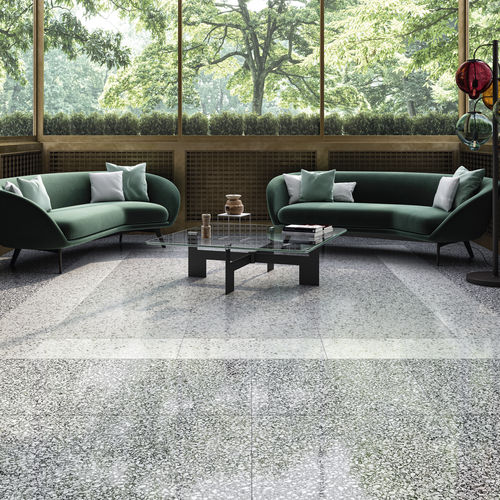 Плитка из керамогранита - TERRAZZO GREY  - Casalgrande Padana - матовая / естественная отделка / для интерьера