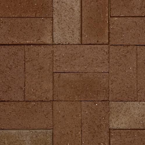 Напольная плитка из глины - BRICKWALK BROWN FLASH - General Shale - для наружного применения / для террасы / для сада