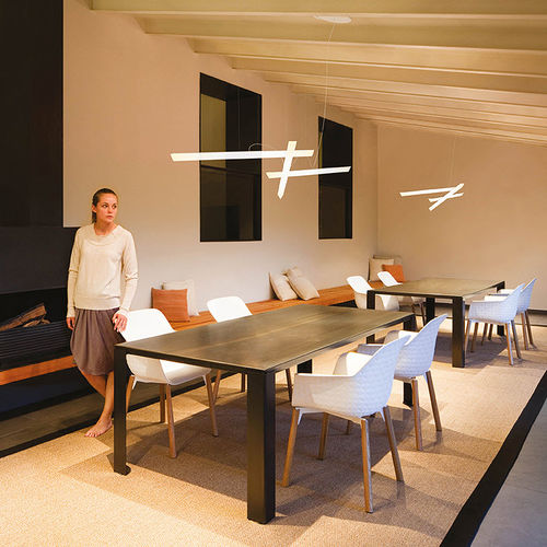 Подвесная лампа - Halo Lineal - VIBIA LIGHTING - из стали / из PMMA / современная
