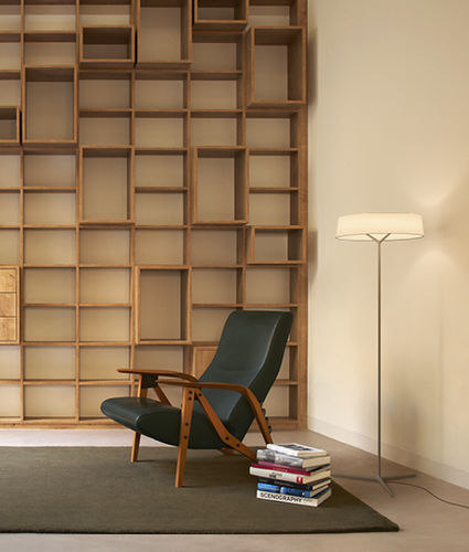 Напольная лампа - Dama - VIBIA LIGHTING - из стали / из бумаги / современная