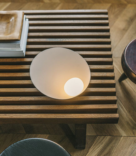 Настольная лампа - Musa - VIBIA LIGHTING - номад / из алюминия / из дутого стекла