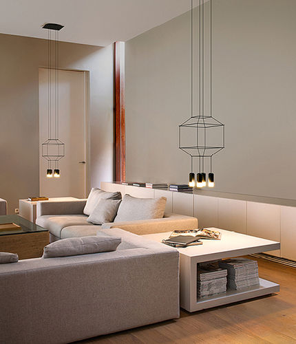 Подвесная лампа - Wireflow - VIBIA LIGHTING - из алюминия / из стали / современная