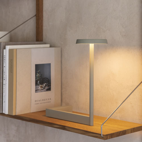 Настольная лампа - Flat  - VIBIA LIGHTING - из алюминия / из стали / современная