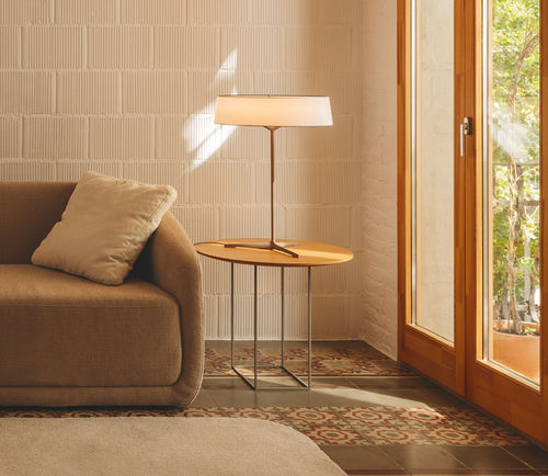 Лампа из пергамента - Dama - VIBIA LIGHTING - настольная / из алюминия / из стали