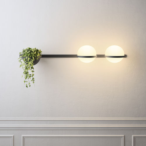 Современный настенный светильник - Palma - VIBIA LIGHTING - для интерьера / из дутого стекла / из алюминия