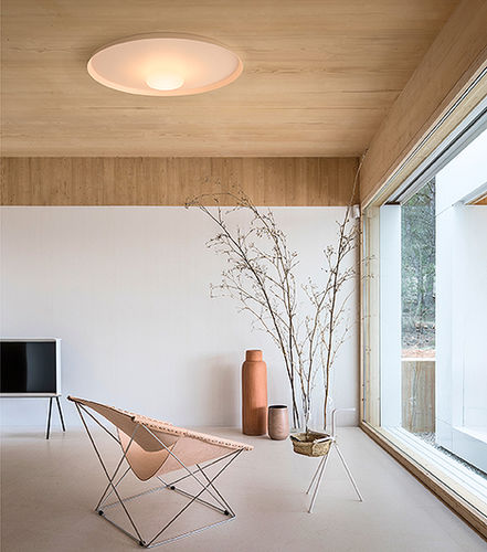 Современный потолочный светильник - Top - VIBIA LIGHTING - круглый / из дутого стекла / из алюминия