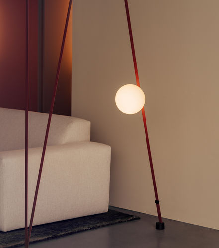 Напольная лампа - Plusminus - VIBIA LIGHTING - из алюминия / из поликарбоната / из полиэстера