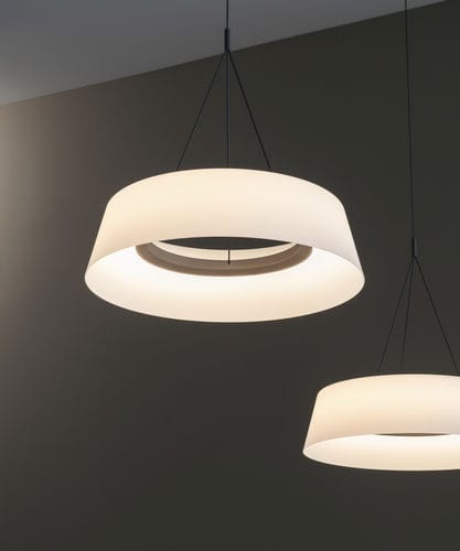 Подвесная лампа - Lily - VIBIA LIGHTING - из алюминия / из опала / современная