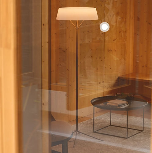 Напольная лампа - Lily - VIBIA LIGHTING - из стали / из опала / современная