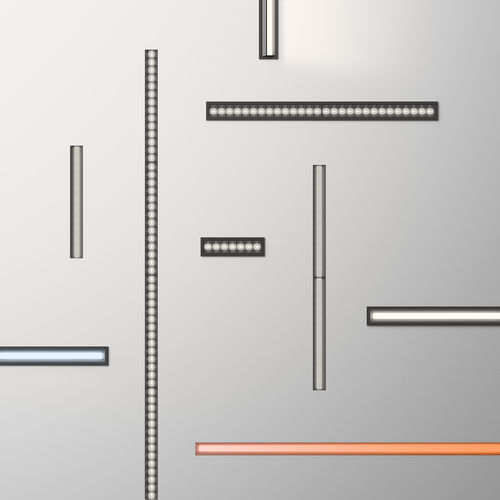Встраиваемый светильник в потолок - Line  - VIBIA LIGHTING - LED / линейный / для бытового использования