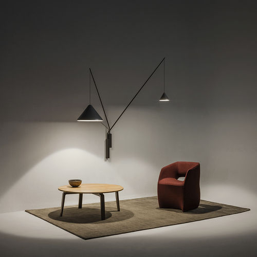 Современный настенный светильник - North - VIBIA LIGHTING - для интерьера / из алюминия / из углеродного волокна
