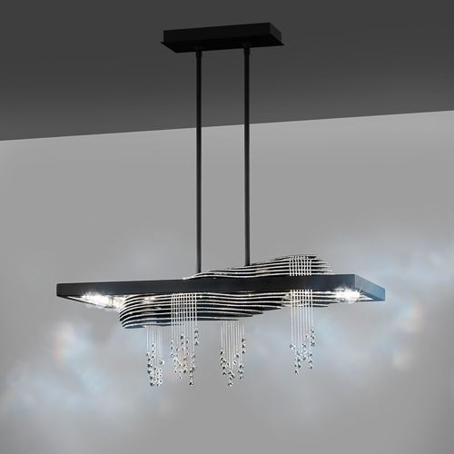 Подвесная лампа - SEVETTI : STA500N - Swarovski Lighting - из металла / из кристаллов Swarovski® / современная