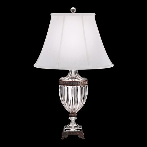 Настольная лампа - 1210N - Swarovski Lighting - из ткани / классическая / проводная