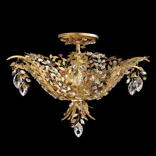 Классический потолочный светильник - AMYTIS - Swarovski Lighting - из кристаллов Swarovski® / из металла / галогенный