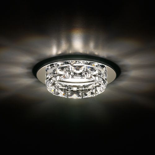 Современный потолочный светильник - RINGLET: SRT415N - Swarovski Lighting - круглый / из кристаллов Swarovski® / галогенный