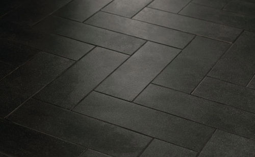 Плитка из керамогранита - MAIN STREET : BOUTIQUE BLACK - Crossville - полированная / для интерьера / для ванной комнаты