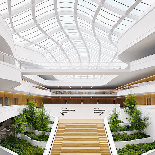 Натяжная конструкция на металлическом каркасе - 7902-51204  - Serge Ferrari ARCHITECTURE - для покрытий / для спортивной площадки / для ресторана