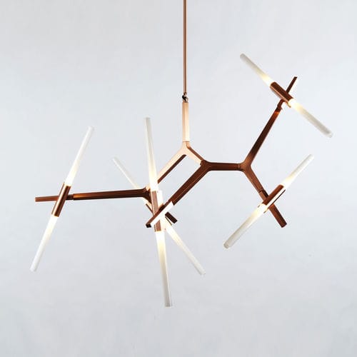 Люстра уникальный дизайн - AGNES 10 - Triode Design - из стекла / из алюминия / для профессионального использования