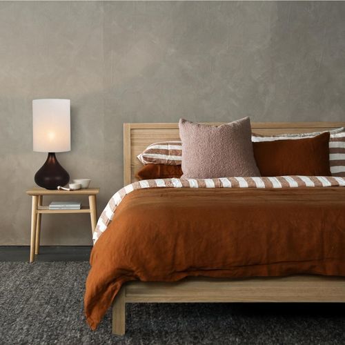 Настольная лампа - Flavia  - Home Switch Home - Thawaru - из ткани / из дерева / современная