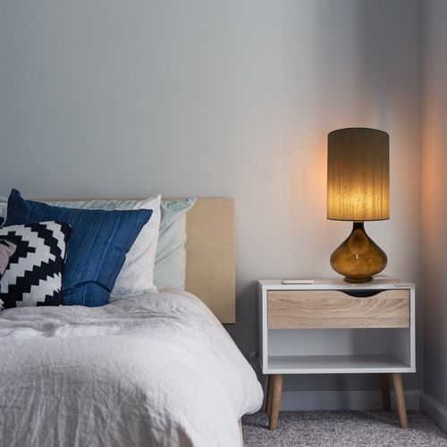 Настольная лампа - Flavia - Home Switch Home - Thawaru - из стекла / из ткани / современная