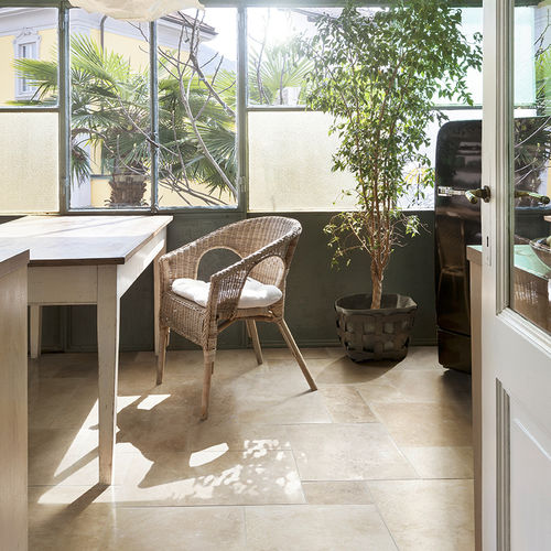 Плитка из натурального камня - BEIGE TRAVERTINE - CUPA STONE - естественная отделка / для интерьера / для наружного применения