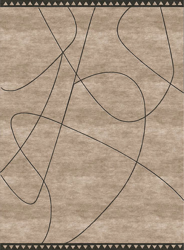 Современный ковер - H-SOFT ABSTRACT - TISCA ITALIA - с рисунком / из шерсти / из вискозы
