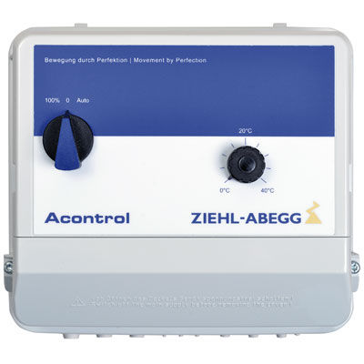 Регулятор скорости для вентиляции - ACONTROL - ZIEHL-ABEGG AG - для регуляции / универсальный