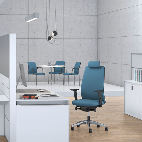 Современное кресло для офиса - AIMIS1 - Interstuhl Büromöbel GmbH & Co. KG - из ткани / из металла / обитое