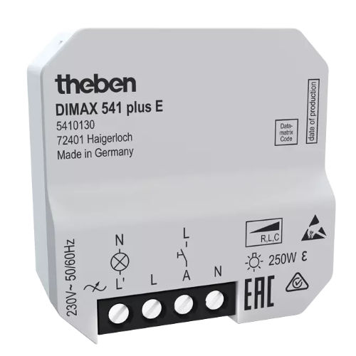 Регулятор света на DIN-рейке - DIMAX 541 PLUS E - Theben AG