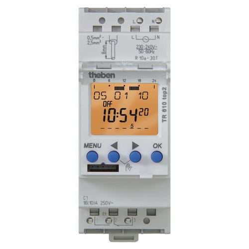 Программатор для освещения - TR 610 TOP2 G   - Theben AG - на DIN-рейке