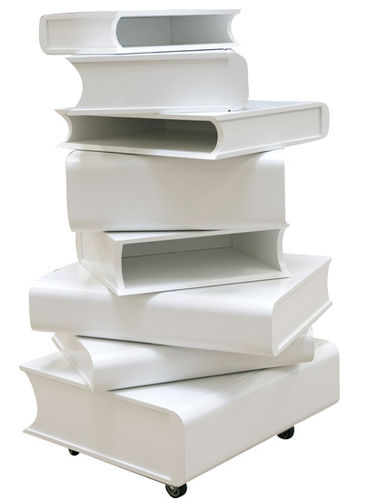Ночной столик уникальный дизайн - PILE OF BOOKS™ - LECTUS - прямоугольный / для бытового использования / для интерьера