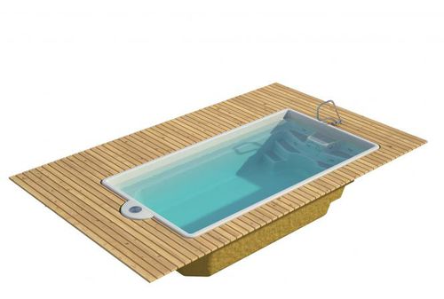 Бассейн чаша - KORO - luxe-pools - для наружного применения / заглубленный / из полиэстера