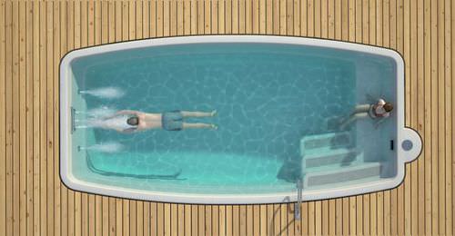 Бассейн чаша - BOKA - luxe-pools - для наружного применения / заглубленный / из полиэстера