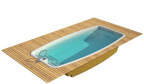 Бассейн чаша - NAKURU - luxe-pools - для наружного применения / заглубленный / из полиэстера