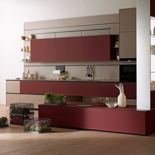 Современная кухня - Riciclantica - VALCUCINE - из алюминия / из ламината / островного типа