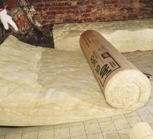 Термоакустическая изоляция - IBR Revêtu Kraft - ISOVER SAINT-GOBAIN - из стекловаты / в рулонах / для внутреннего пространства