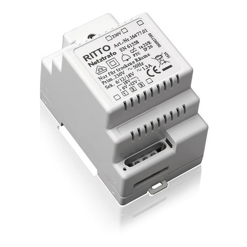 Источник электропитания AC/AC - 1647701 - Merten GmbH - на DIN-рейке / с несколькими выходами / для камеры видеонаблюдения