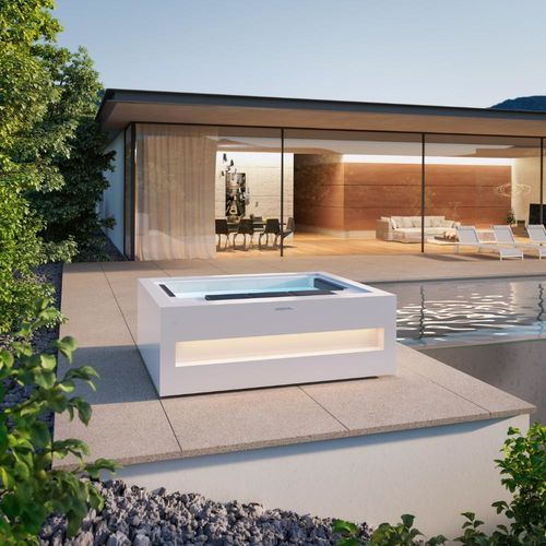 Каркасная спа-ванна - HOME - Aquavia Spa - прямоугольная / угловая / 3 места