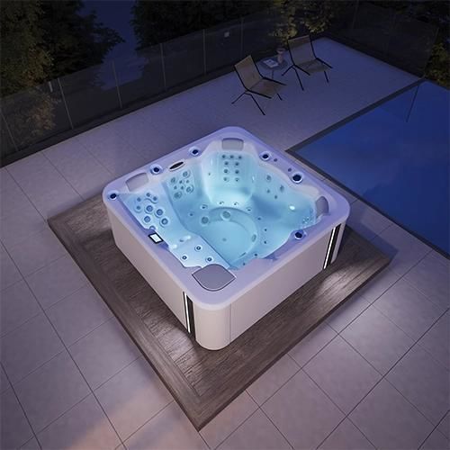 Встраиваемая спа-ванна - SOFT - Aquavia Spa - каркасная / квадратная / 6 мест
