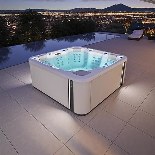 Встраиваемая спа-ванна - ESSENCE - Aquavia Spa - каркасная / квадратная / 4 места