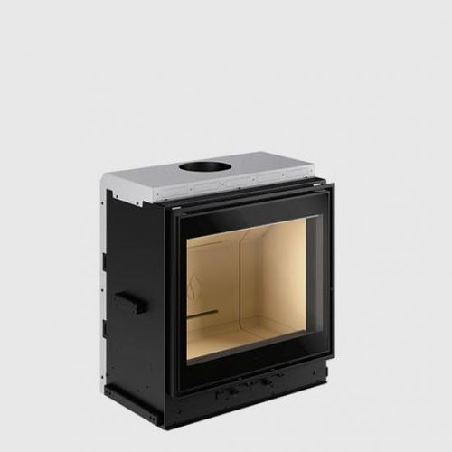 Закрытая топка на дровах - MC 65/60 - Piazzetta - с 1 поверхностью / из стали / из керамики