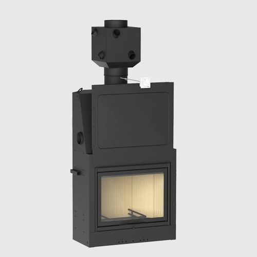 Закрытая топка на дровах - MA 260 SL PLUS - Piazzetta - с 1 поверхностью / из стали / из чугуна