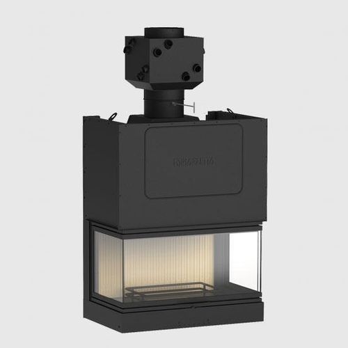 Закрытая топка на дровах - MA 271 SL PLUS - Piazzetta - с 3 поверхностями / из стали / из чугуна