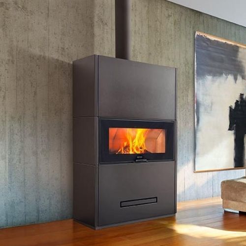 Печь-камин на дровах - DAVOS - Piazzetta - 11 kW / 12 кВ / 14 кВ
