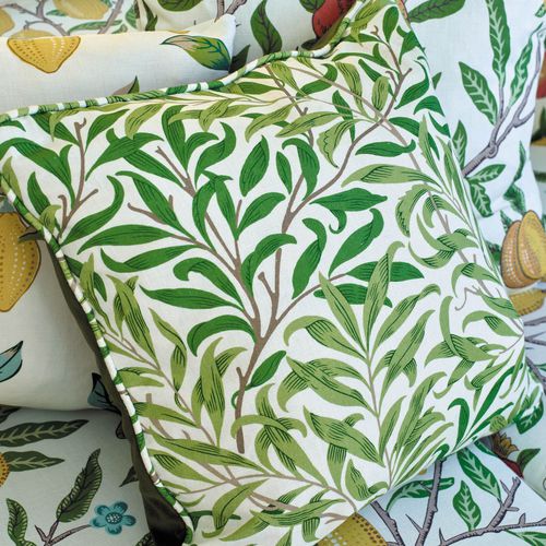 Подушка для наружного применения - WILLOW BOUGHS - MORRIS & Co. - прямоугольная / квадратная / природный мотив
