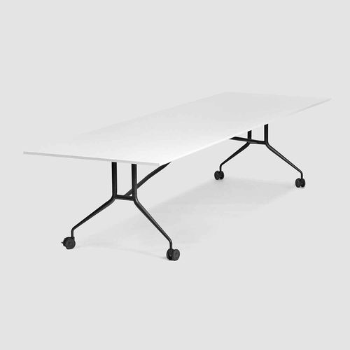 Современный стол - FLEX Falttisch - Bene GmbH - из фанерованной древесины / из меламина / с основанием из металла