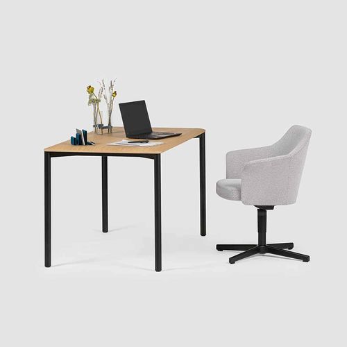 Стол минималистский дизайн - PORTS SLIM - Bene GmbH - из бука / из клена / с основанием из дуба