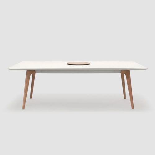 Современный рабочий стол - TIMBA TABLE - Bene GmbH - из стали, покрытой порошком / из МДФ / из цельной древесины